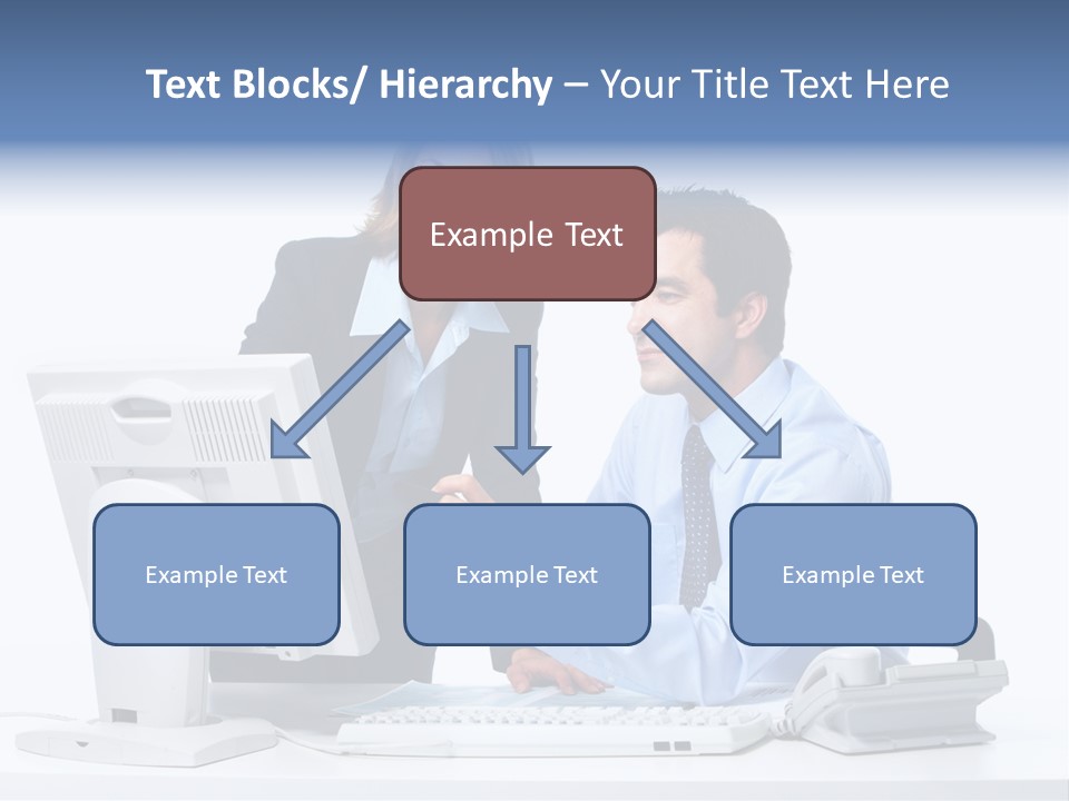 White Girl Cap PowerPoint Template