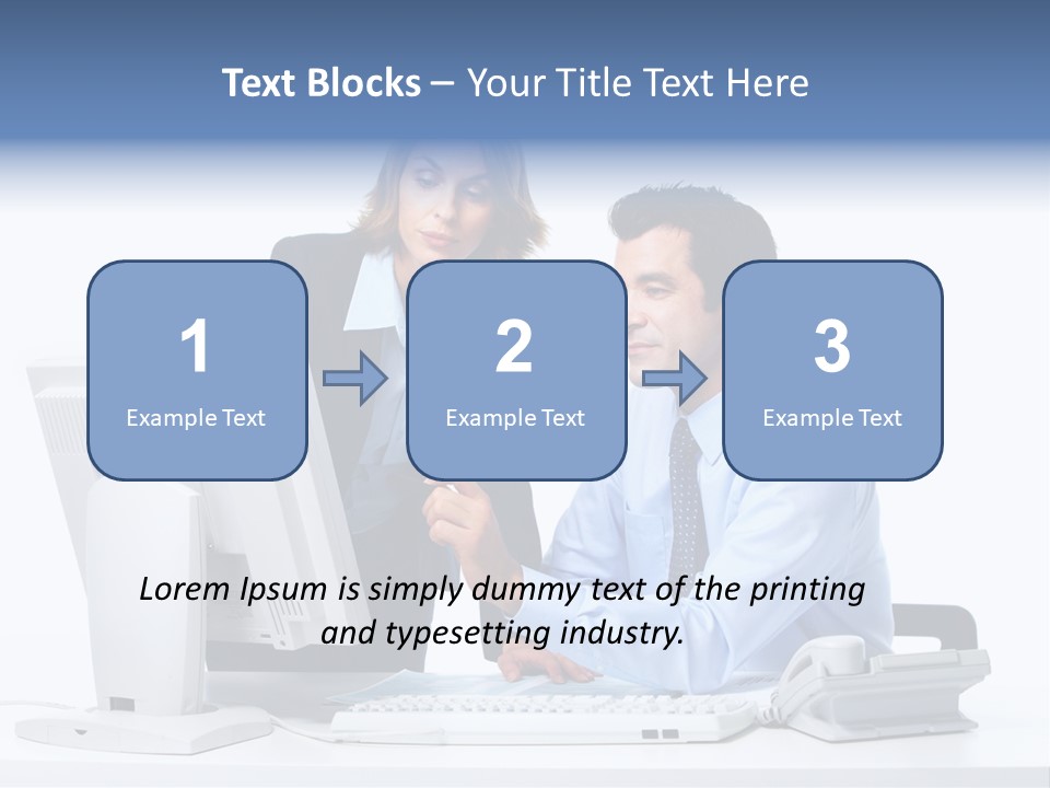 White Girl Cap PowerPoint Template