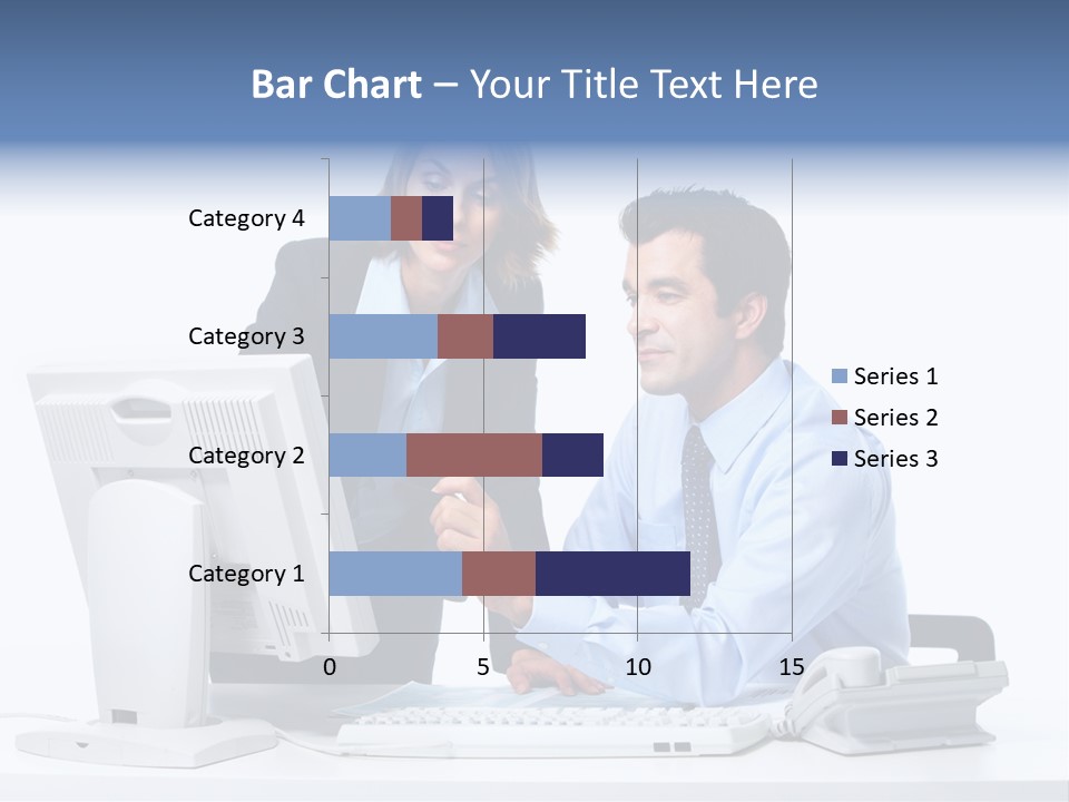 White Girl Cap PowerPoint Template