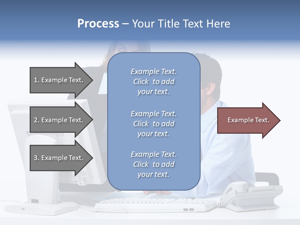 White Girl Cap PowerPoint Template
