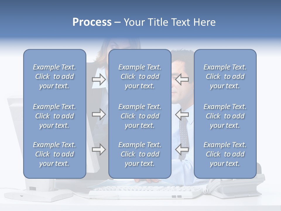 White Girl Cap PowerPoint Template