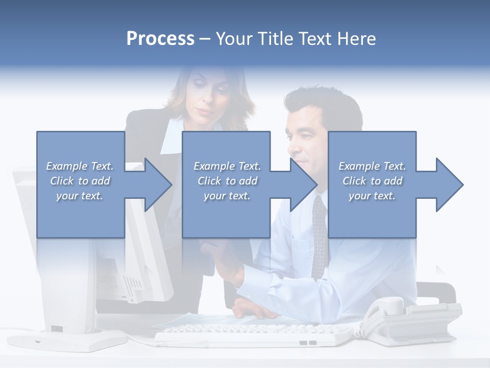 White Girl Cap PowerPoint Template