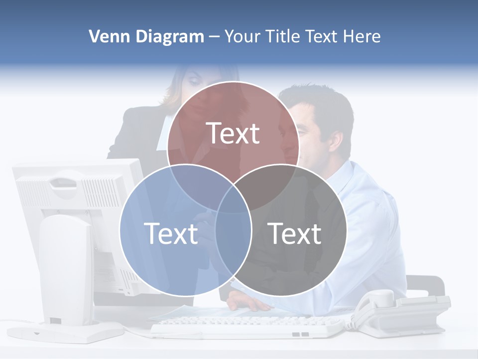 White Girl Cap PowerPoint Template