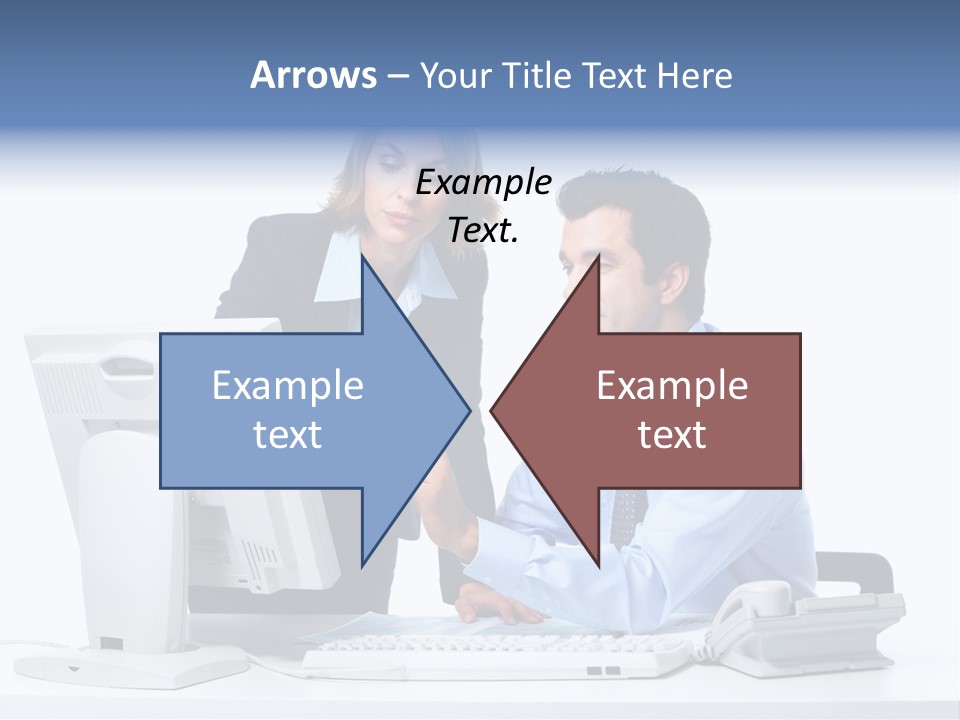 White Girl Cap PowerPoint Template