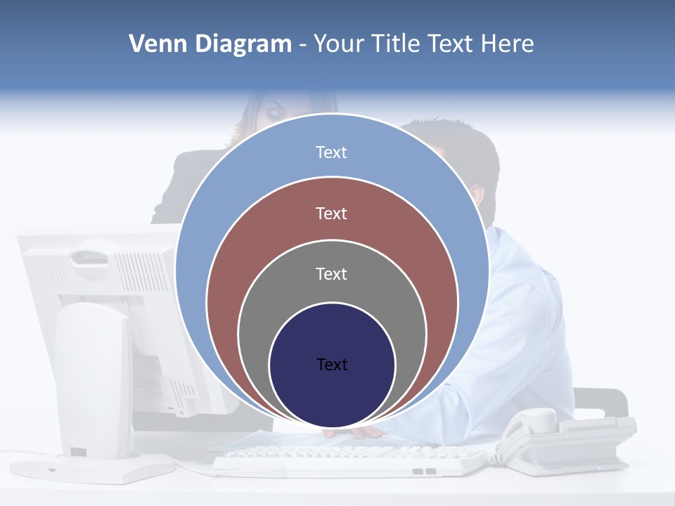 White Girl Cap PowerPoint Template