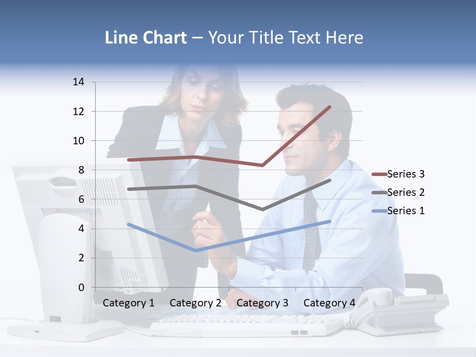 White Girl Cap PowerPoint Template