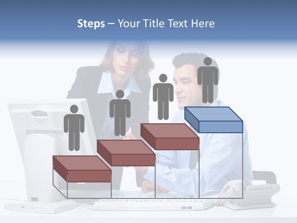 White Girl Cap PowerPoint Template