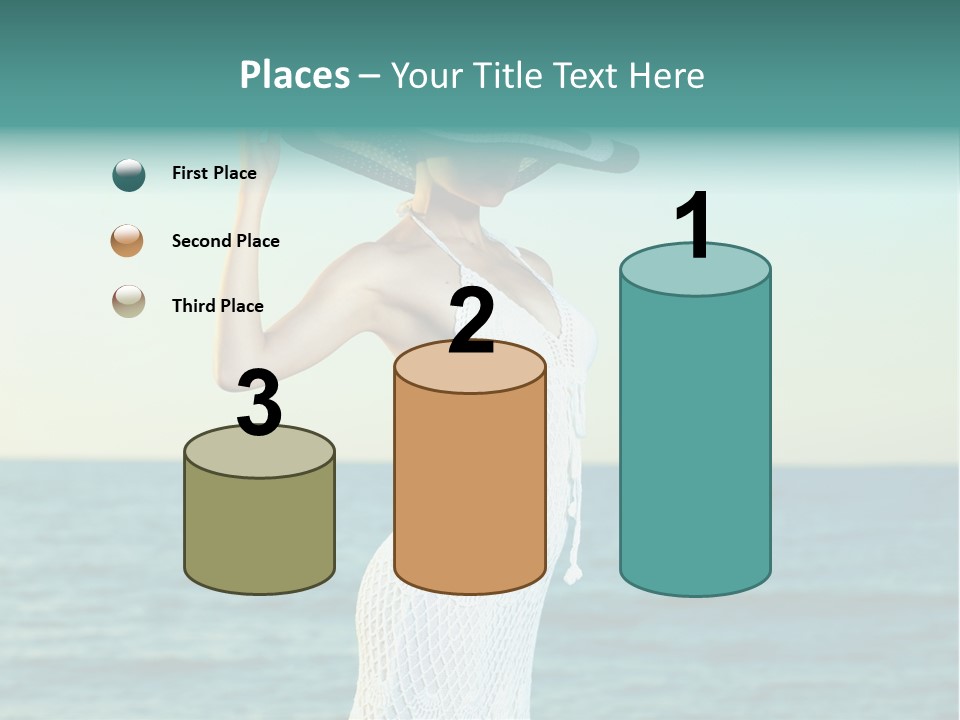 Beautiful Sea Hat PowerPoint Template