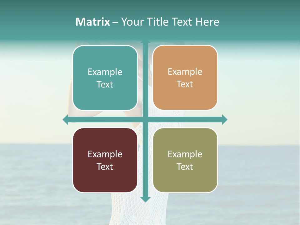 Beautiful Sea Hat PowerPoint Template