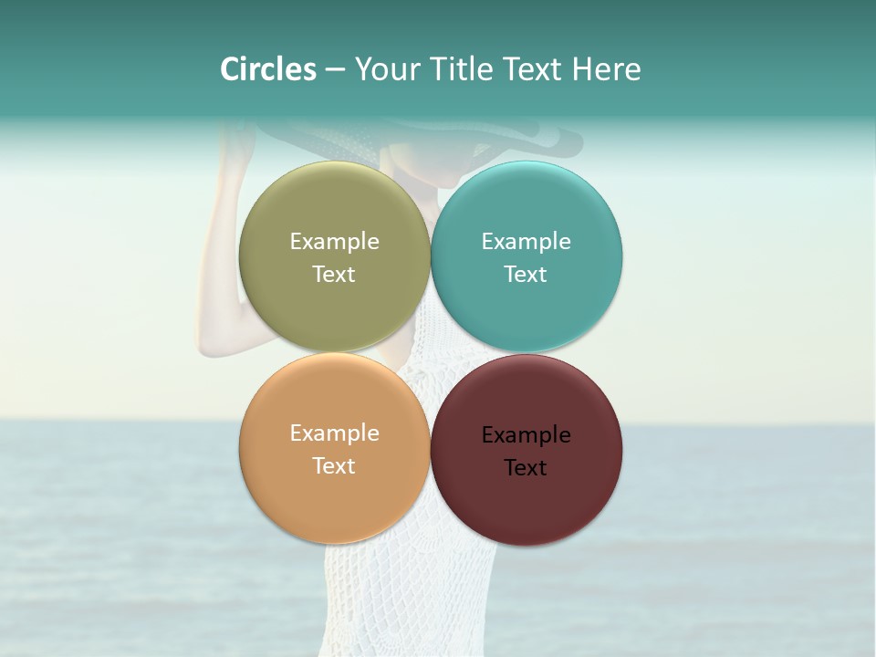 Beautiful Sea Hat PowerPoint Template