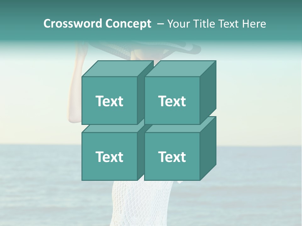 Beautiful Sea Hat PowerPoint Template