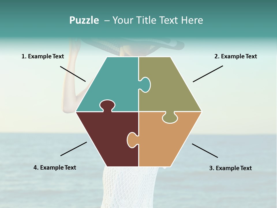 Beautiful Sea Hat PowerPoint Template