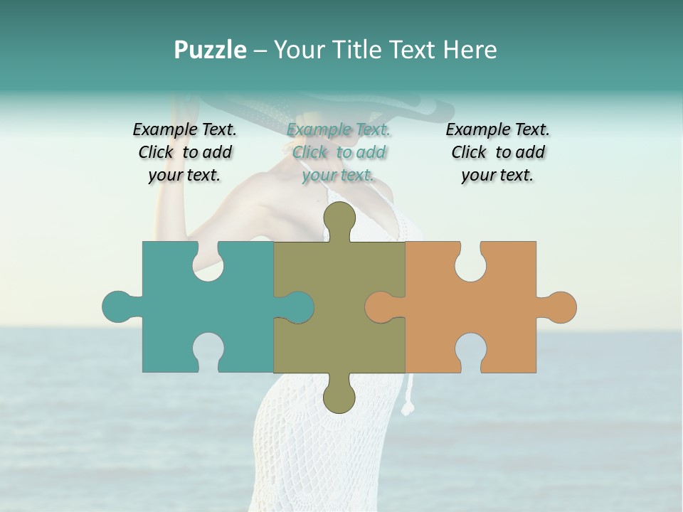 Beautiful Sea Hat PowerPoint Template