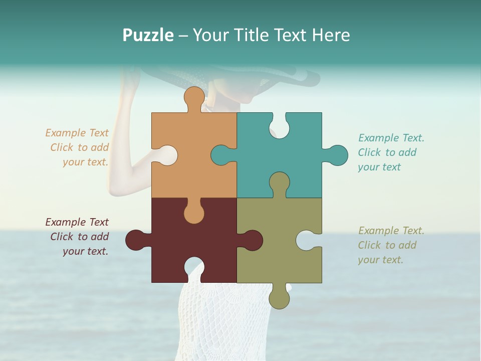 Beautiful Sea Hat PowerPoint Template