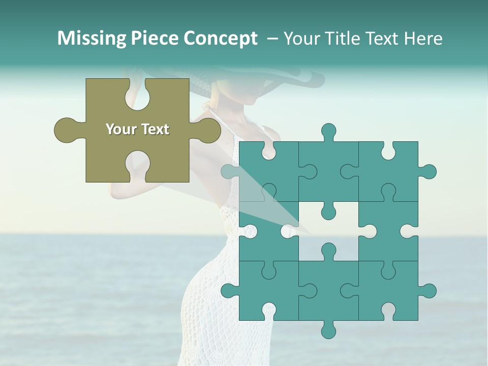 Beautiful Sea Hat PowerPoint Template