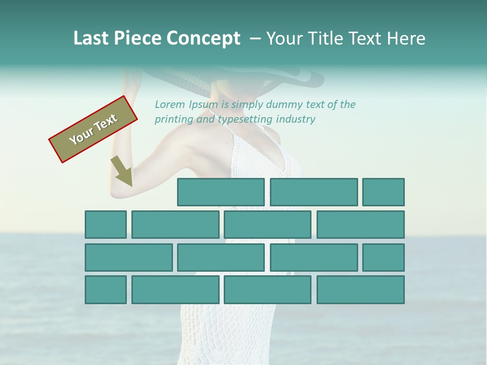 Beautiful Sea Hat PowerPoint Template