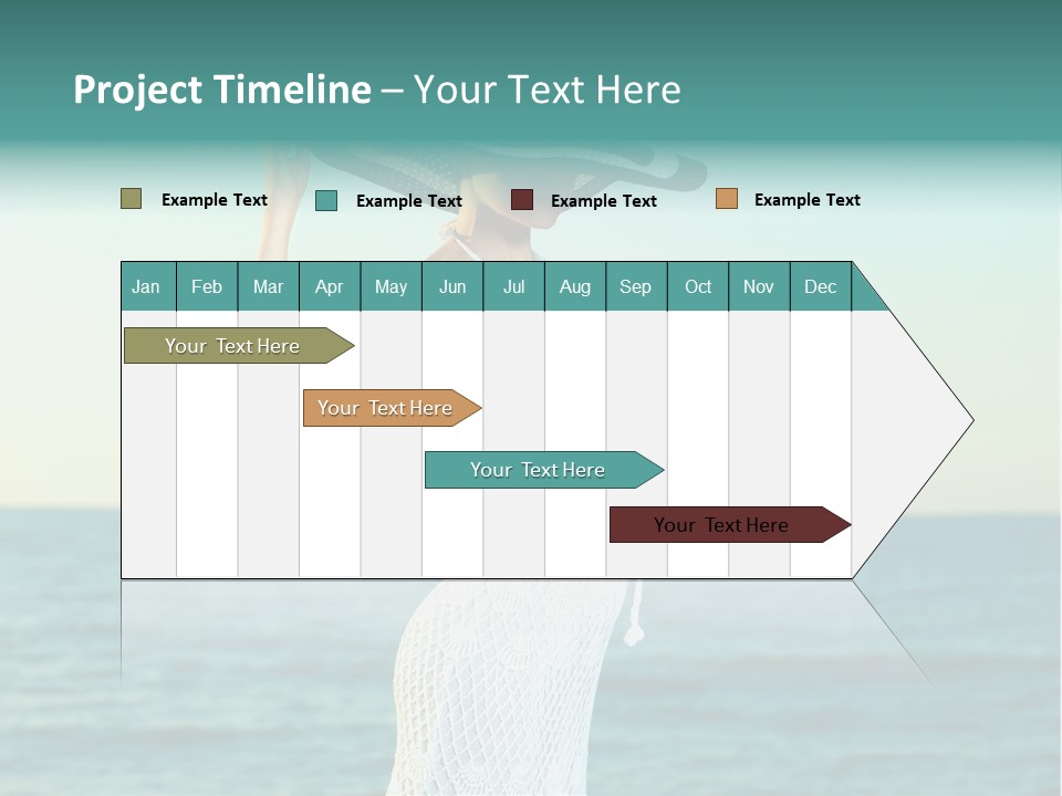 Beautiful Sea Hat PowerPoint Template