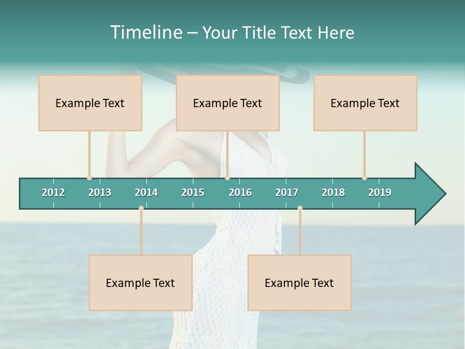 Beautiful Sea Hat PowerPoint Template