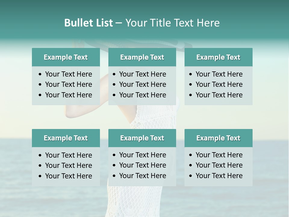 Beautiful Sea Hat PowerPoint Template