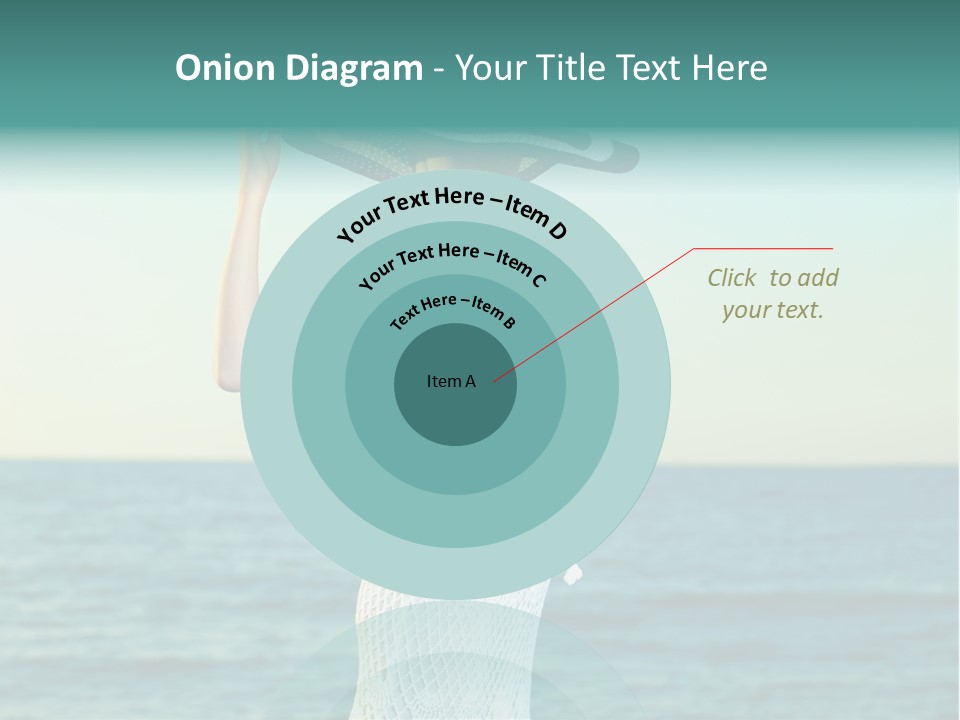 Beautiful Sea Hat PowerPoint Template