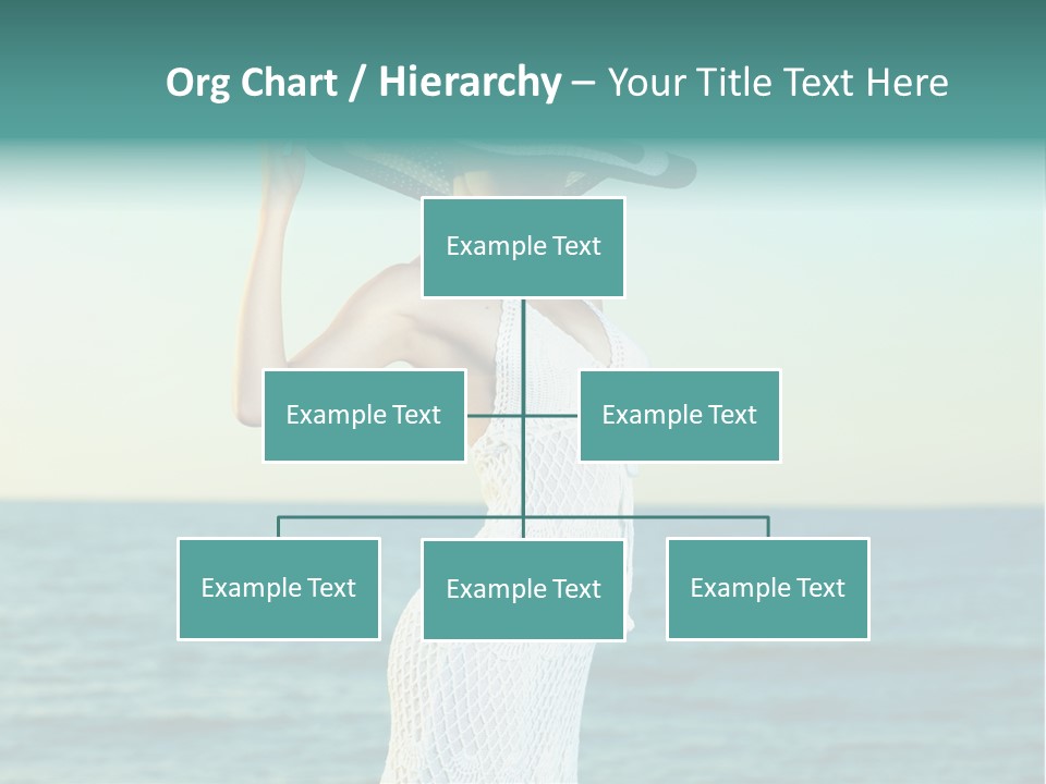 Beautiful Sea Hat PowerPoint Template