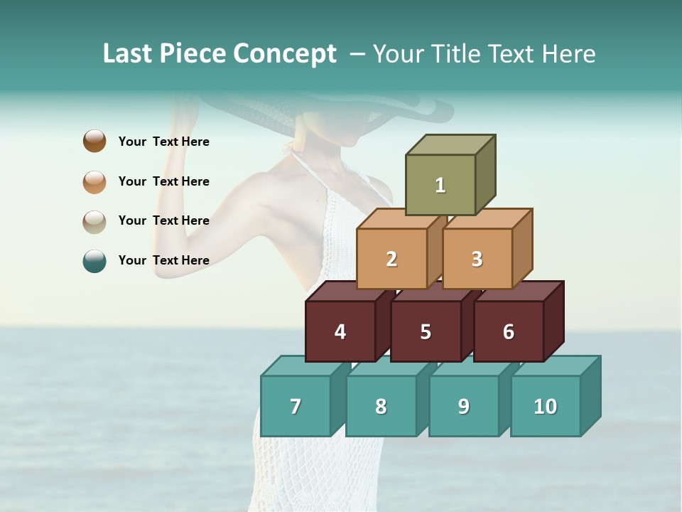 Beautiful Sea Hat PowerPoint Template