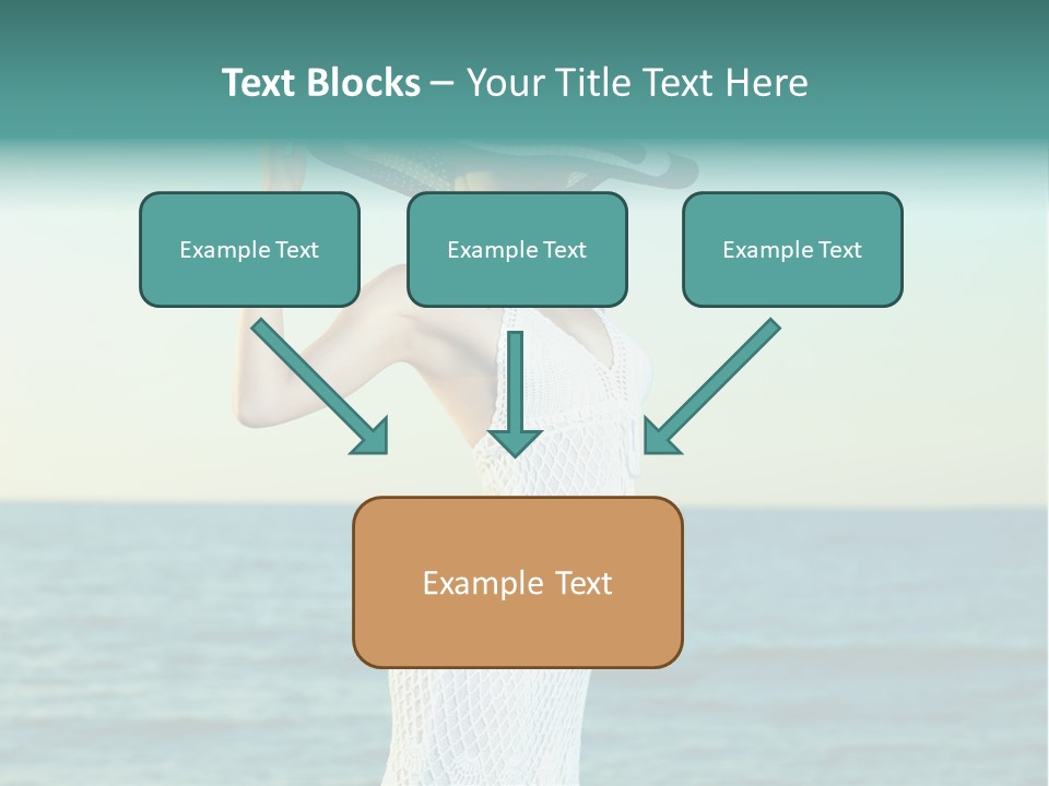 Beautiful Sea Hat PowerPoint Template