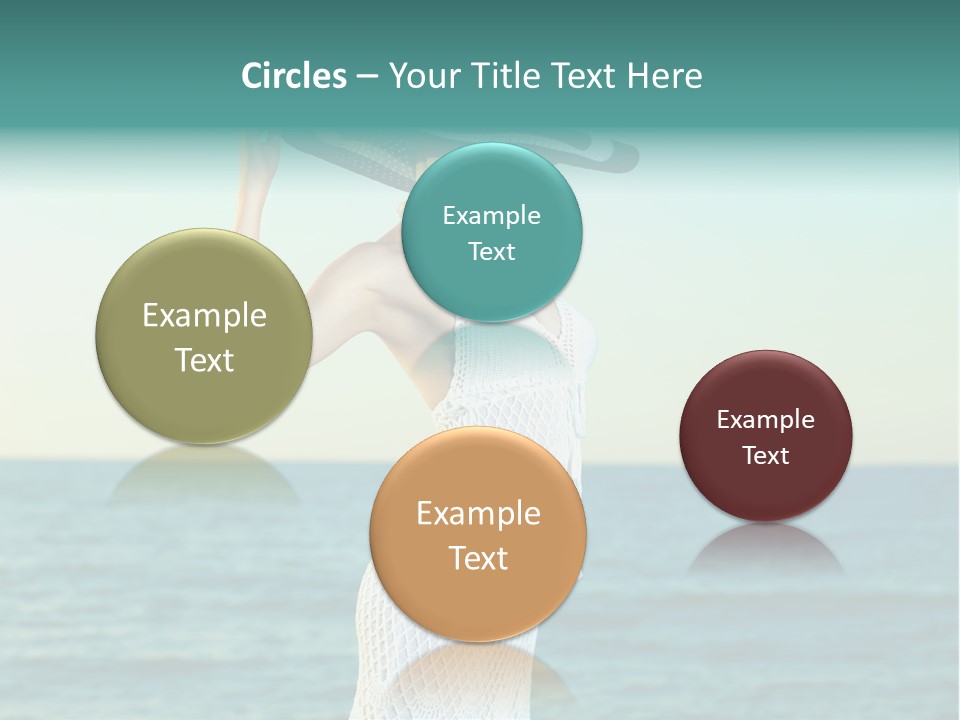 Beautiful Sea Hat PowerPoint Template