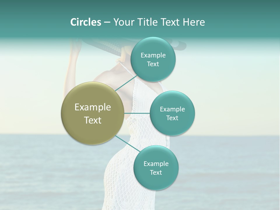 Beautiful Sea Hat PowerPoint Template