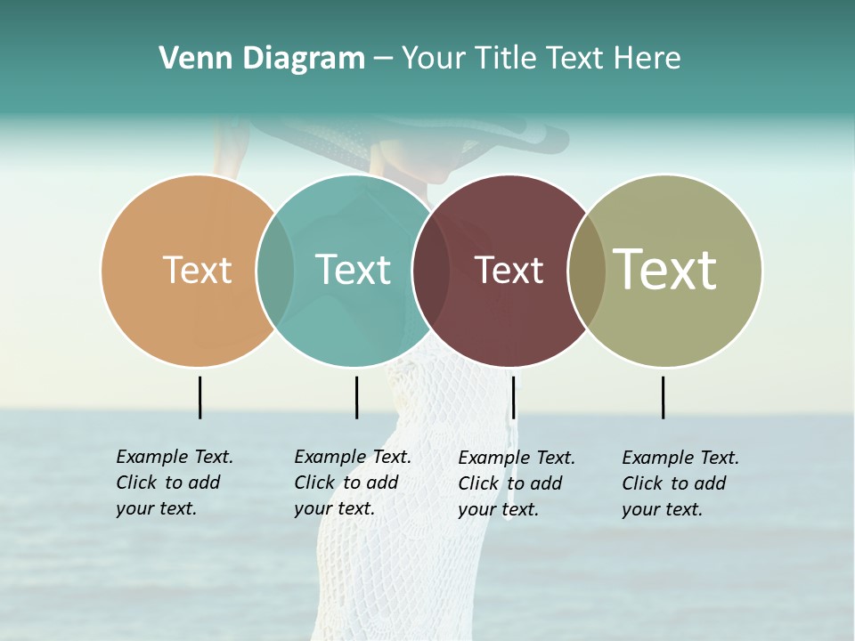 Beautiful Sea Hat PowerPoint Template