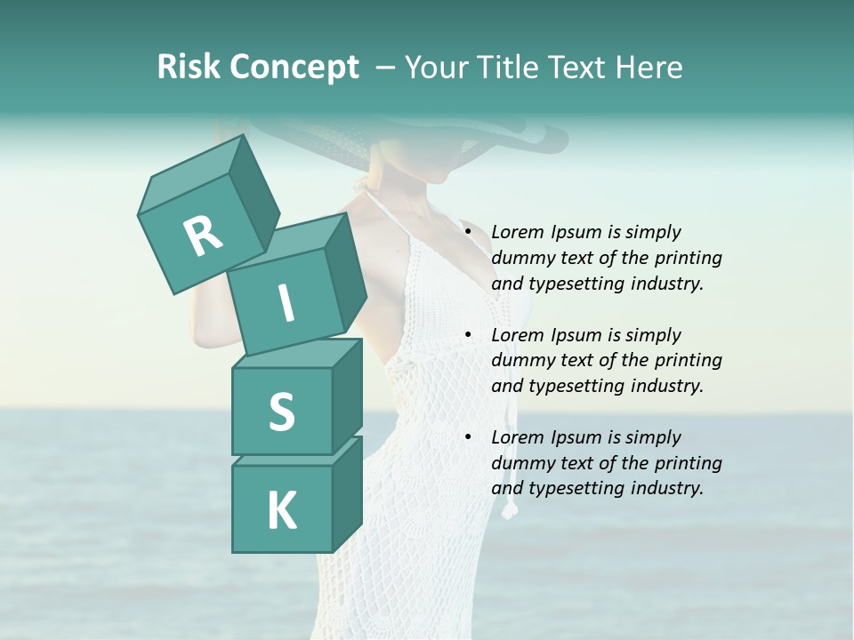 Beautiful Sea Hat PowerPoint Template