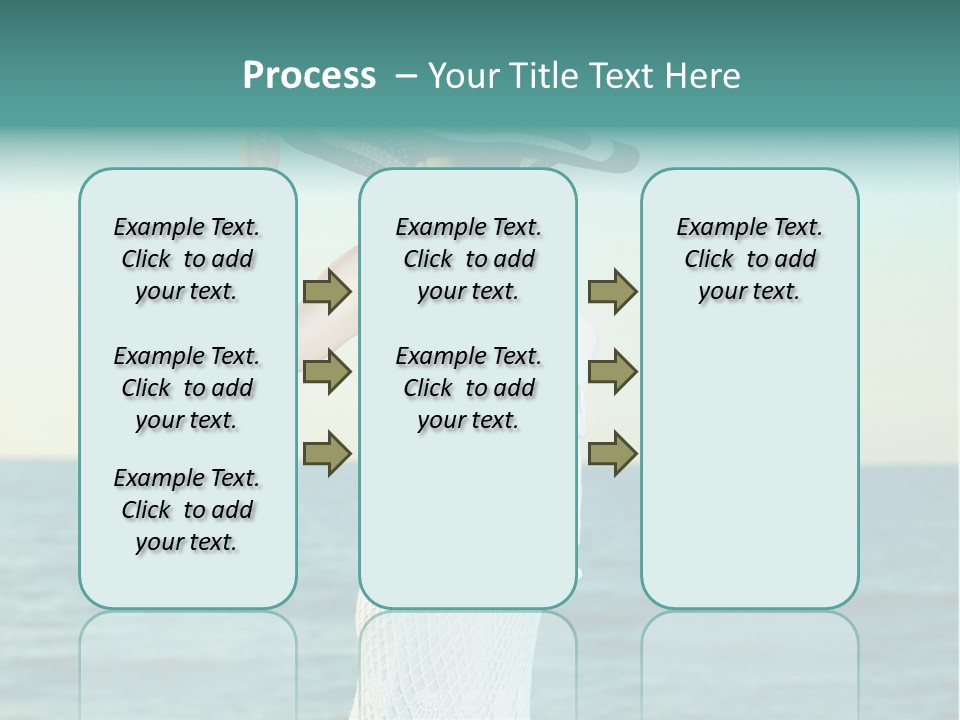 Beautiful Sea Hat PowerPoint Template