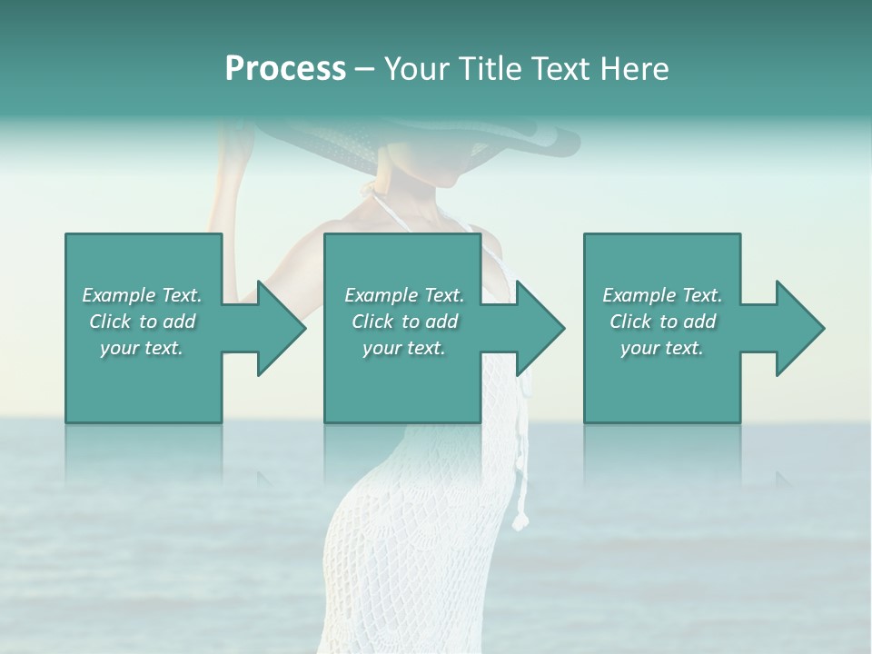 Beautiful Sea Hat PowerPoint Template