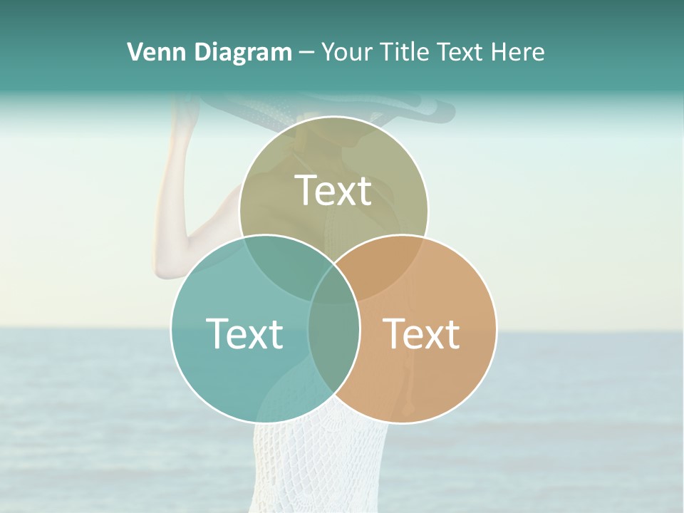 Beautiful Sea Hat PowerPoint Template