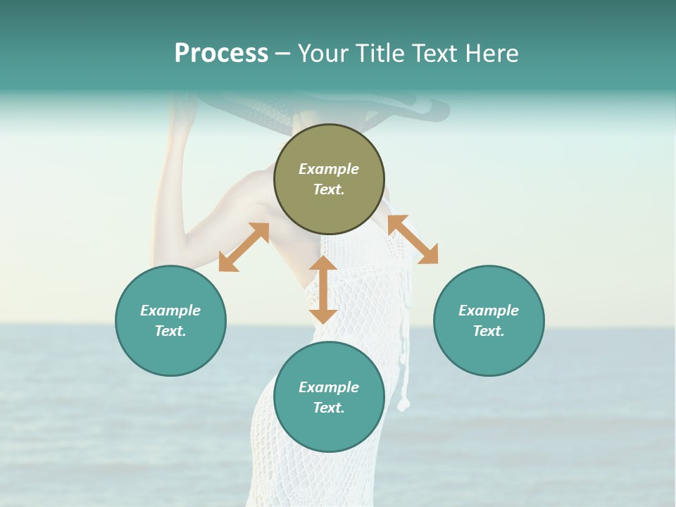 Beautiful Sea Hat PowerPoint Template