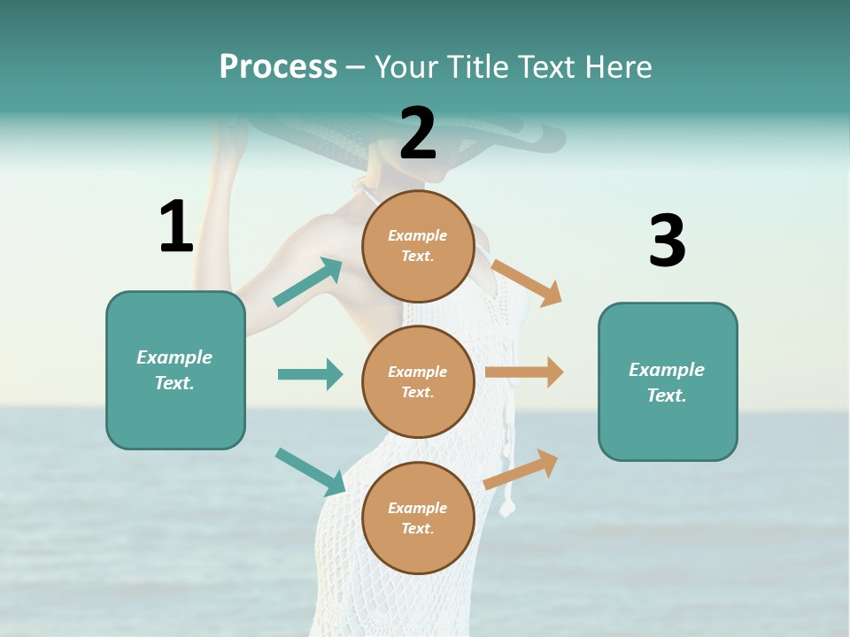 Beautiful Sea Hat PowerPoint Template