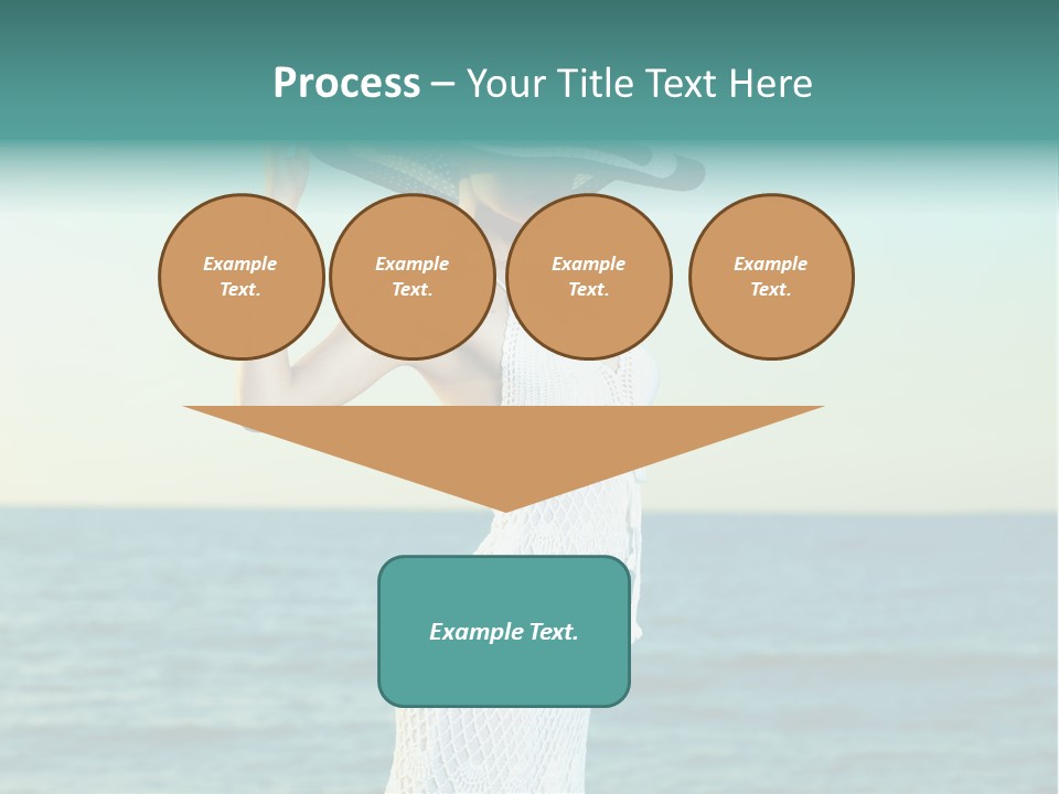 Beautiful Sea Hat PowerPoint Template