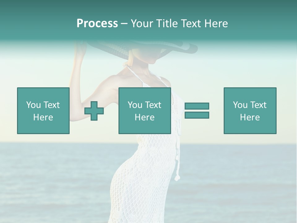 Beautiful Sea Hat PowerPoint Template