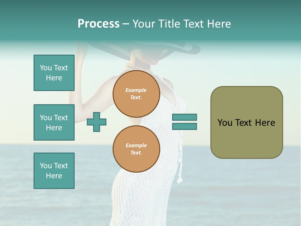 Beautiful Sea Hat PowerPoint Template