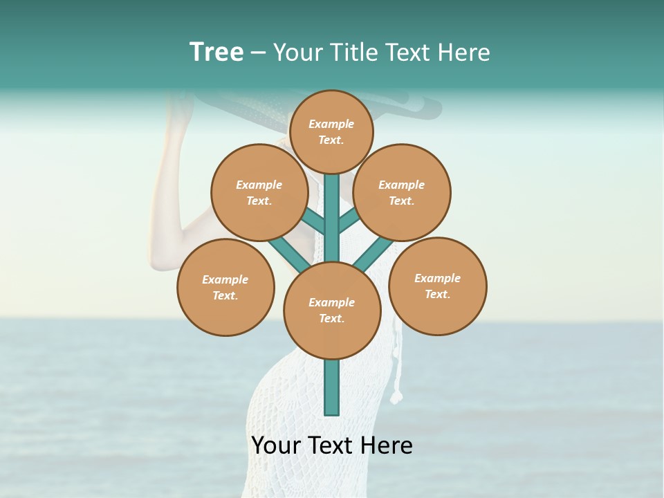 Beautiful Sea Hat PowerPoint Template