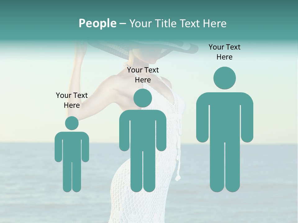 Beautiful Sea Hat PowerPoint Template