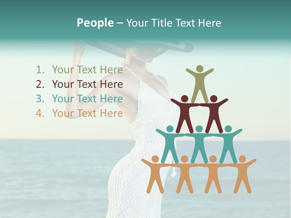 Beautiful Sea Hat PowerPoint Template