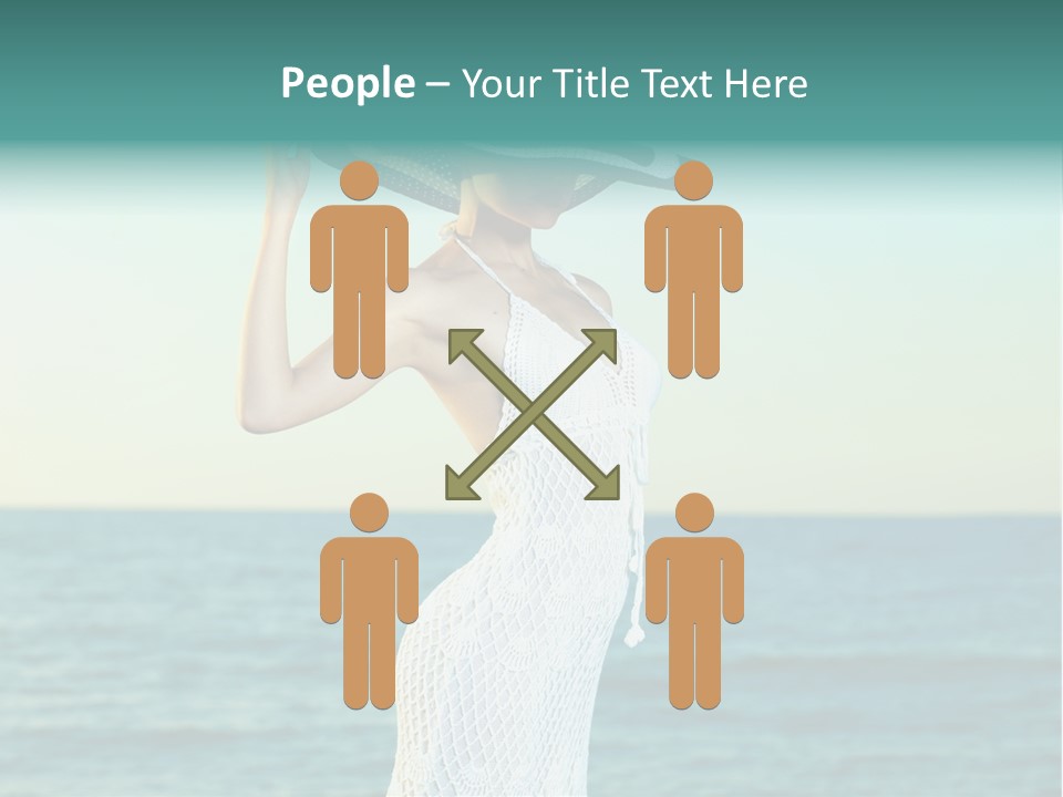 Beautiful Sea Hat PowerPoint Template