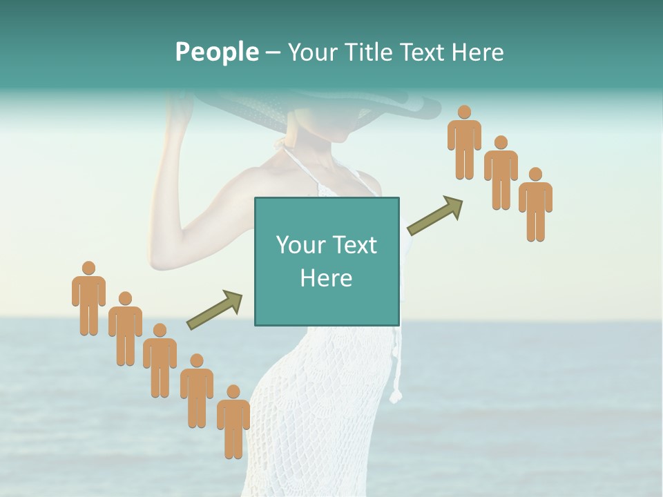 Beautiful Sea Hat PowerPoint Template