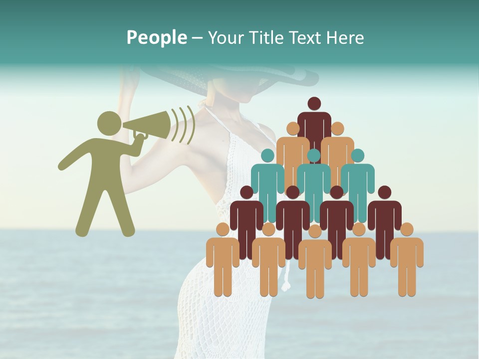 Beautiful Sea Hat PowerPoint Template