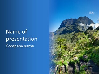 View Hike Piton PowerPoint Template