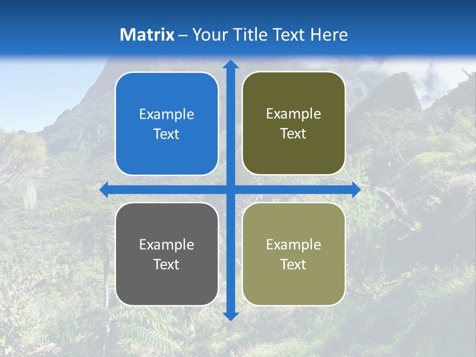 View Hike Piton PowerPoint Template