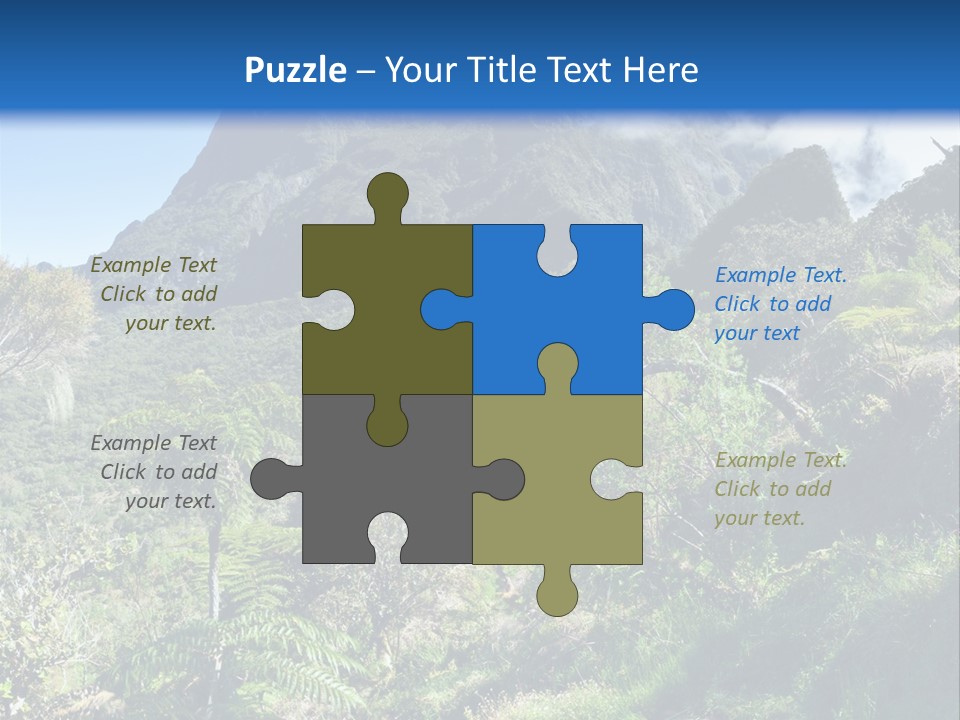 View Hike Piton PowerPoint Template