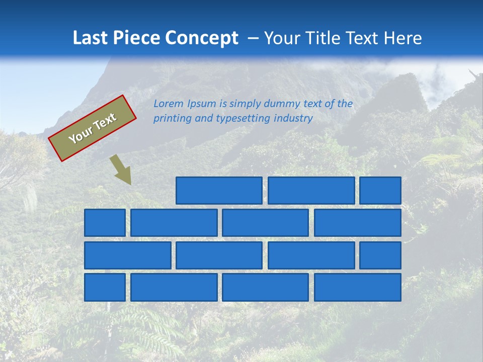 View Hike Piton PowerPoint Template