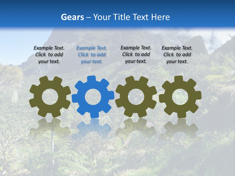 View Hike Piton PowerPoint Template